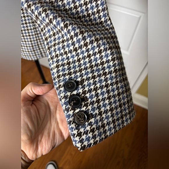 Kate Spade pop houndstooth blazer - Picture 3 of 7